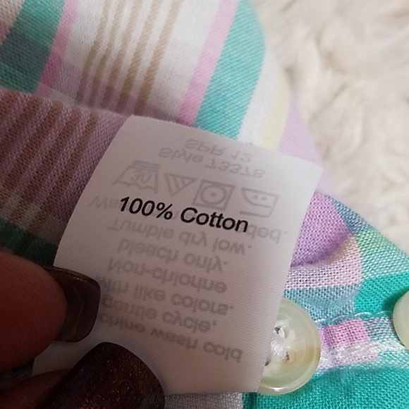 J. Crew Plaid Button Down Sz Med - Picture 3 of 5